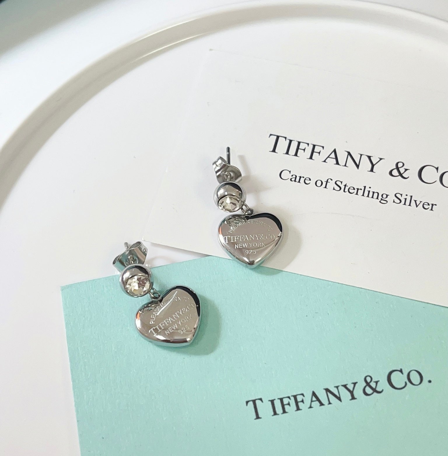 Heart pendant earrings-1 mysite