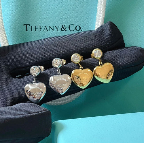 Heart pendant earrings-1 mysite