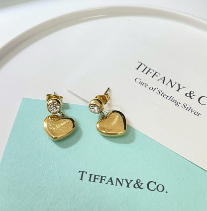 Heart pendant earrings-1 mysite