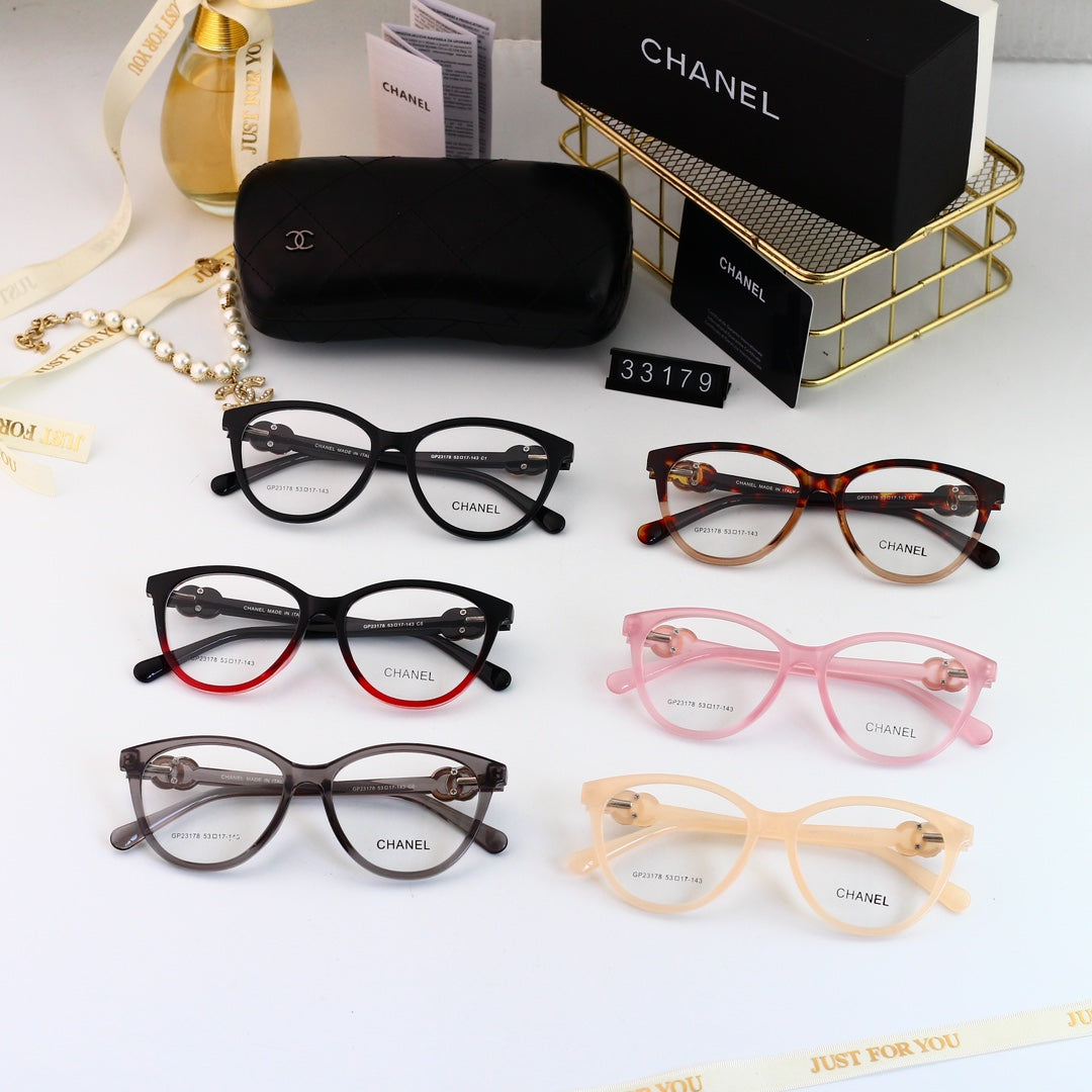 Cat-Eye Diamond Metal Logo Glasses-s-88 mysite