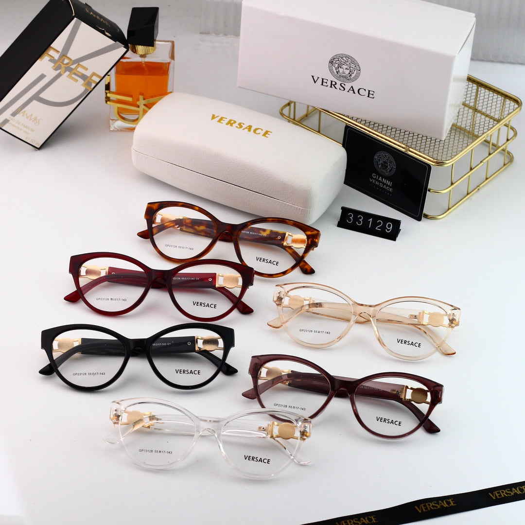 Retro Cat-Eye Metal Frame Glasses-s-88 mysite