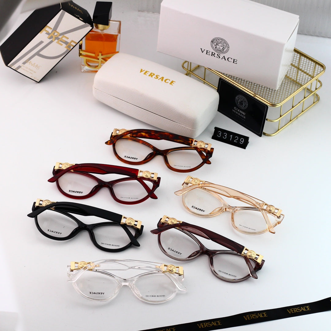 Retro Cat-Eye Metal Frame Glasses-s-88 mysite