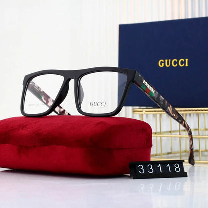 Unisex Fashionable Striped Rim Glasses-s-88 mysite