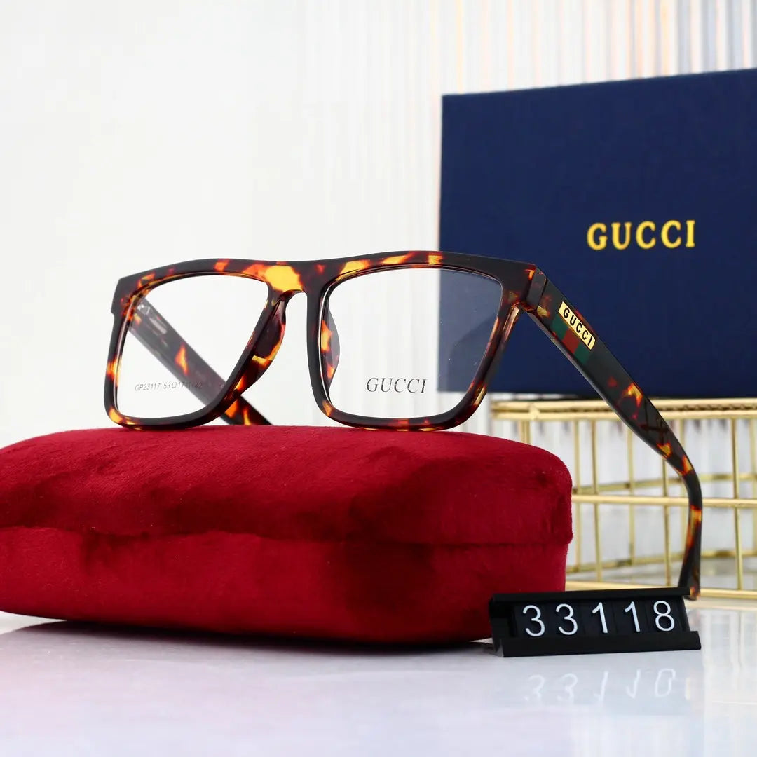 Unisex Fashionable Striped Rim Glasses-s-88 mysite