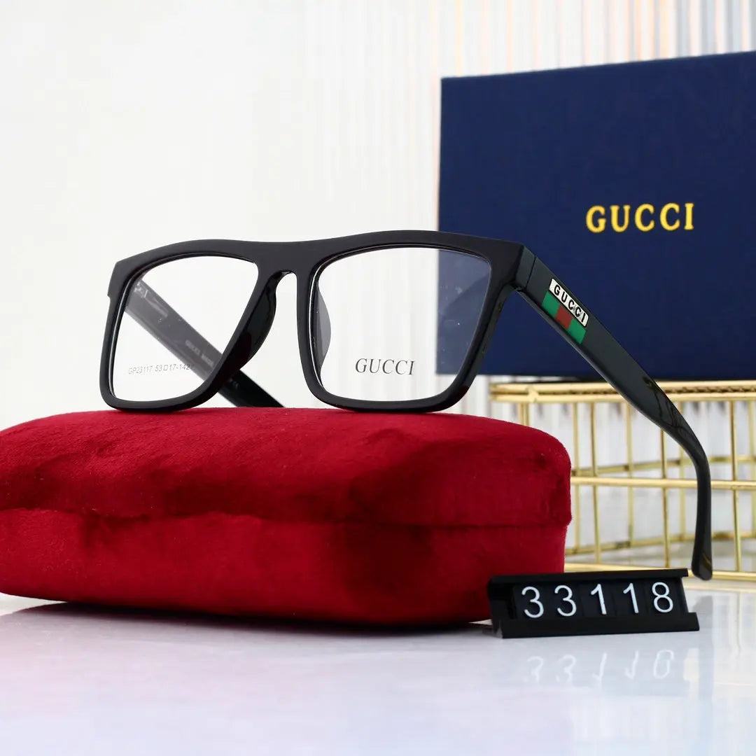 Unisex Fashionable Striped Rim Glasses-s-88 mysite