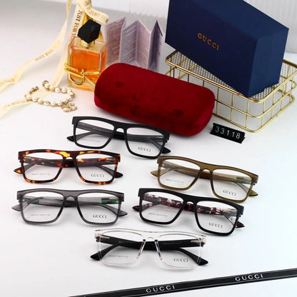 Unisex Fashionable Striped Rim Glasses-s-88 mysite
