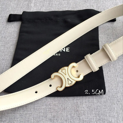 AC Women‘s Leather Belt Triomphe Buckle-1 mysite
