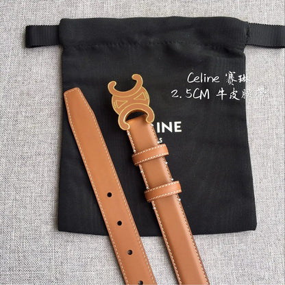 AC Women‘s Leather Belt Triomphe Buckle-1 mysite
