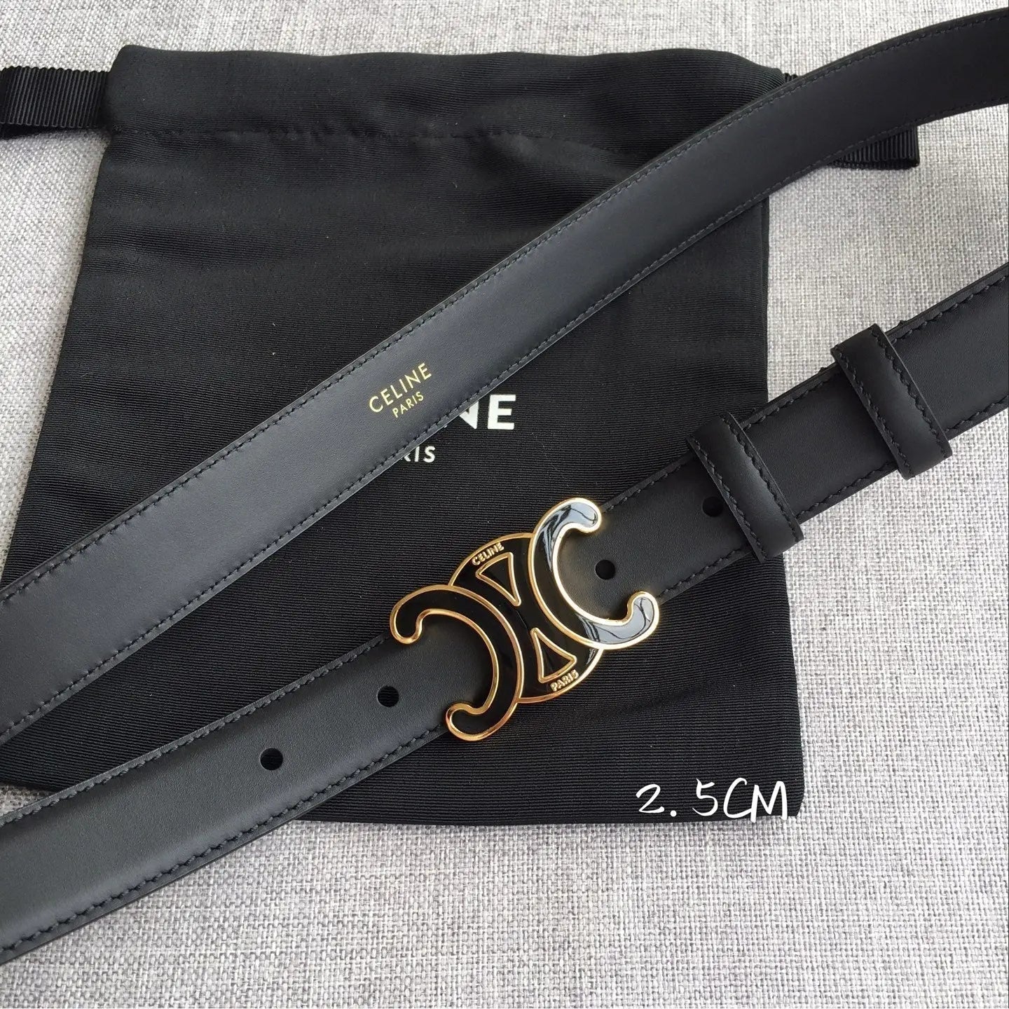 AC Women‘s Leather Belt Triomphe Buckl-1 mysite