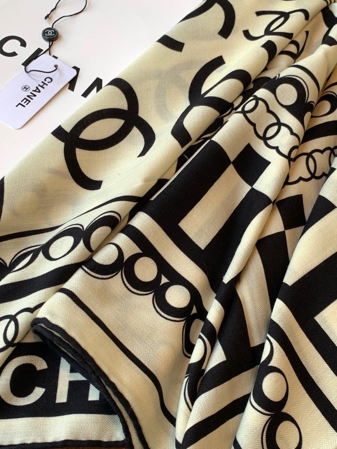'- 26S SCARF 135 IN CASHMERE AND SILK 306114 mysite