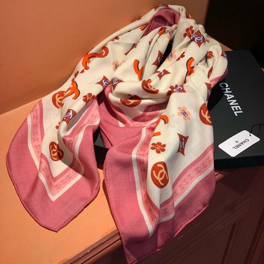 '- 26S SCARF 140 IN CASHMERE AND SILK 306123 mysite