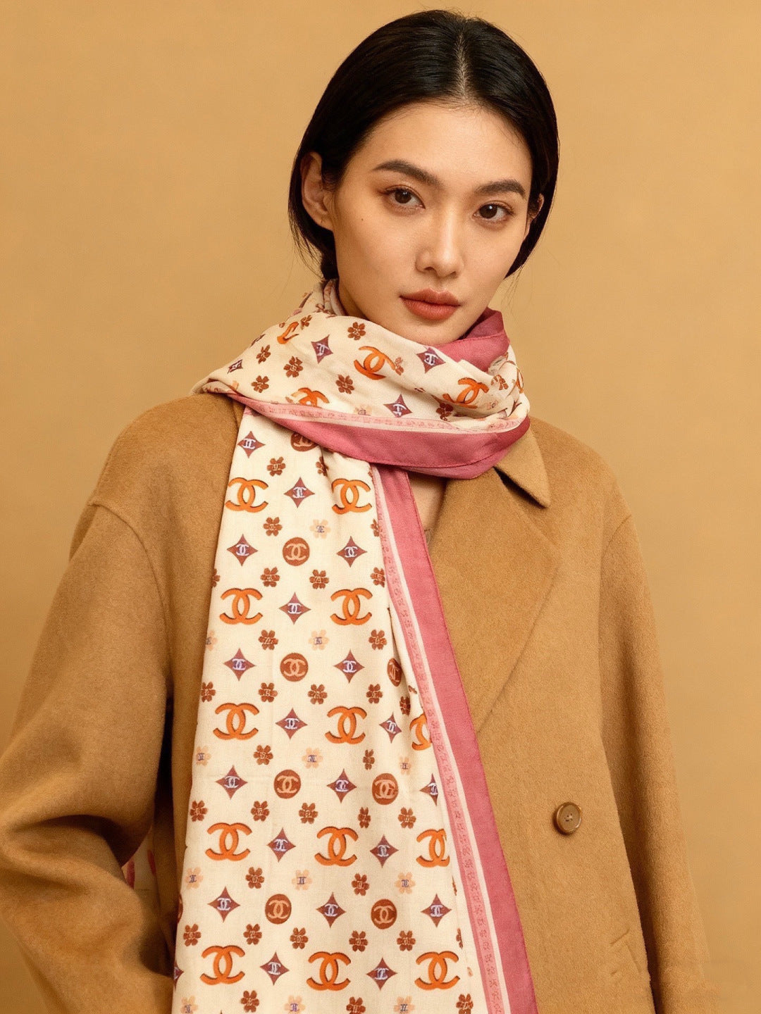 '- 26S SCARF 140 IN CASHMERE AND SILK 306123 mysite