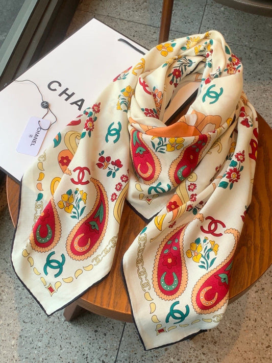 '- 26S SCARF 135 IN CASHMERE AND SILK 306130 mysite