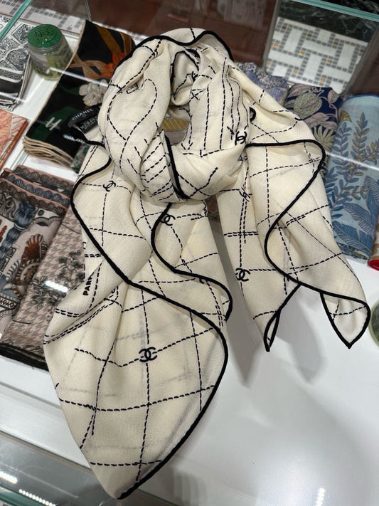 '- 26S SCARF 140 IN CASHMERE AND SILK 304715 mysite