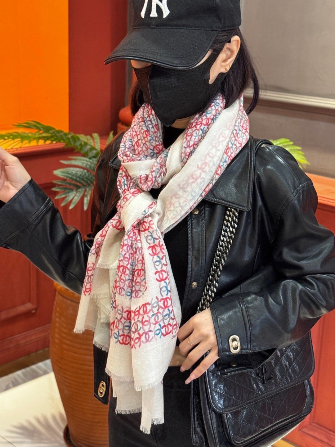 '- 26S SCARF 200 IN CASHMERE AND SILK 306089 mysite