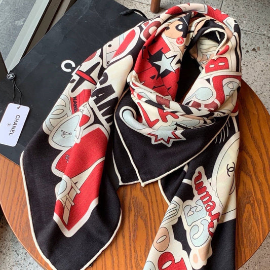 '- 26S SCARF 135 IN CASHMERE AND SILK 309866 mysite