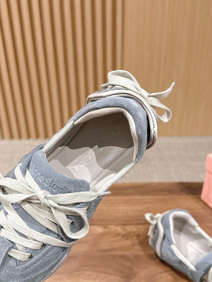 DIOR 26S LOW TOP SNEAKERS IN GREY SUEDE mysite