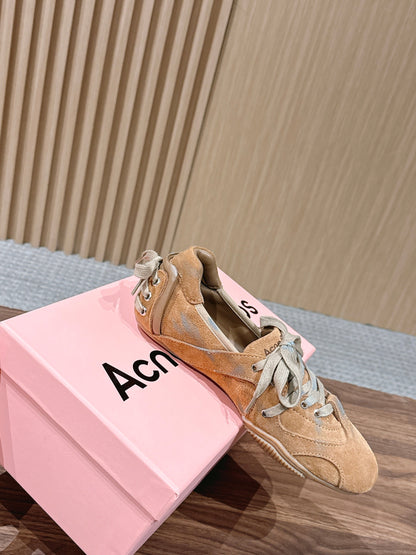 DIOR 26S LOW TOP SNEAKERS IN BEIGE SUEDE WITH LIGHT GREY LACES mysite