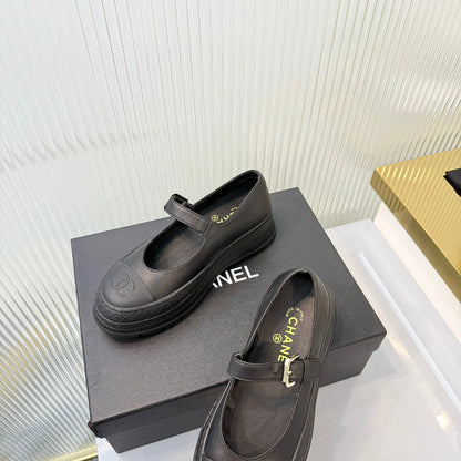 26S PLATFORM MARY JANE SHOES IN BLACK LAMBSKIN mysite