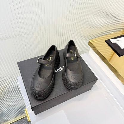 26S PLATFORM MARY JANE SHOES IN BLACK LAMBSKIN mysite