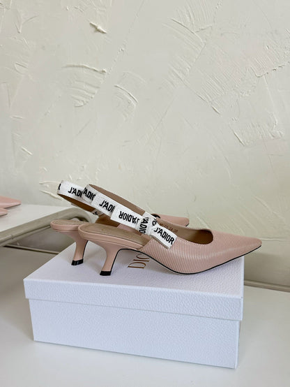 J'ADIOR SLINGBACK PUMP NUDE PINK TECHNICAL FABRIC 65 MM mysite