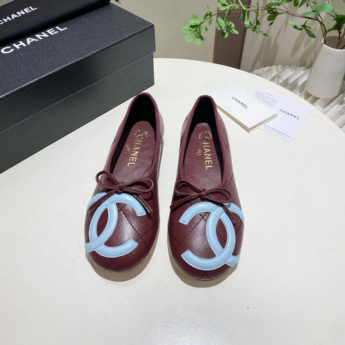 26S FLATS IN DARK RED LAMBSKIN WITH BOW mysite