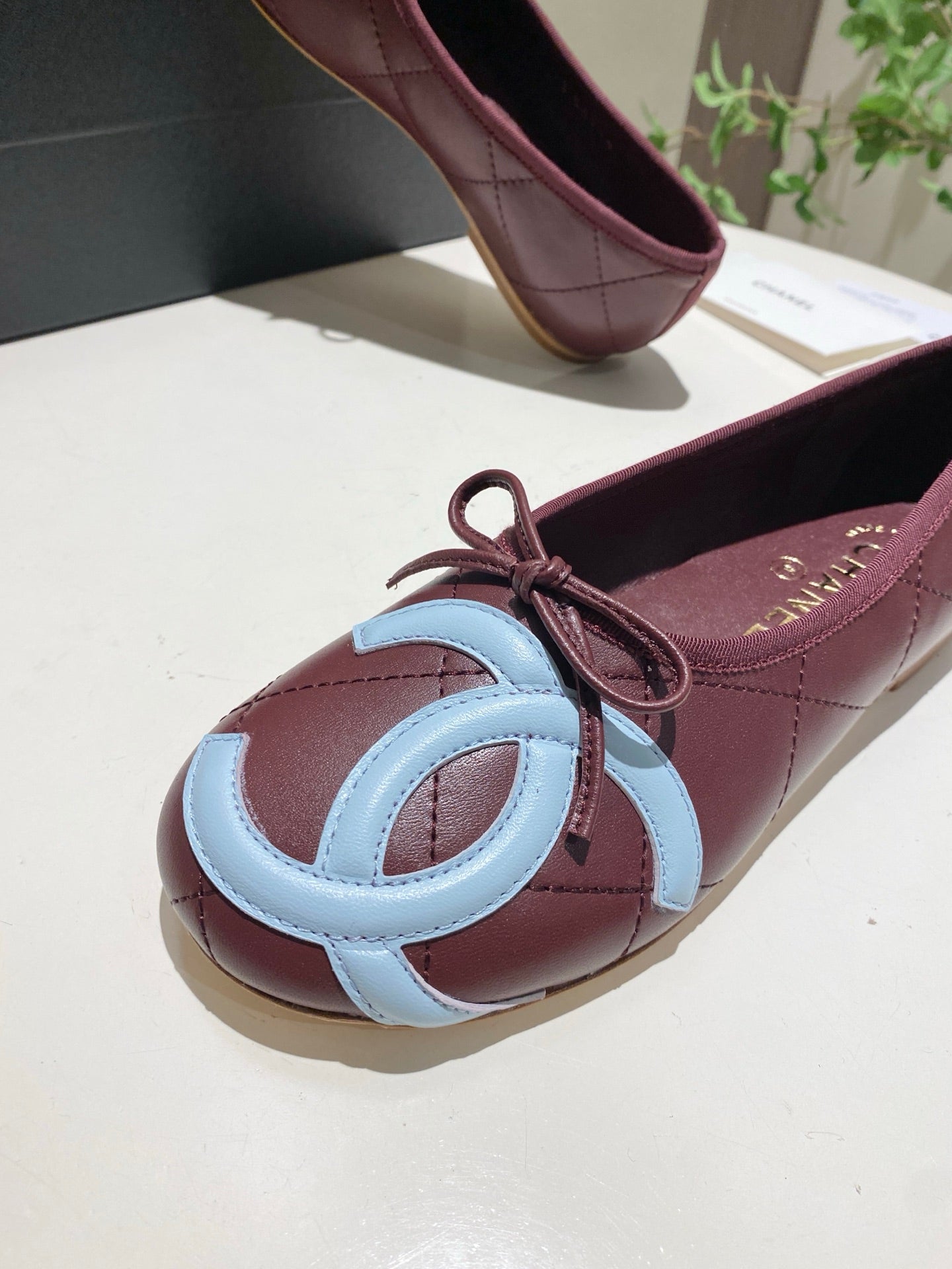 26S FLATS IN DARK RED LAMBSKIN WITH BOW mysite