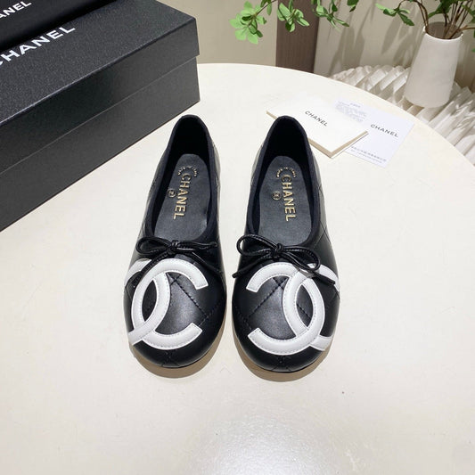 26S FLATS IN BLACK LAMBSKIN WITH BOW mysite