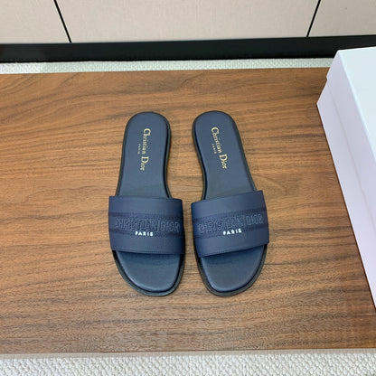 25S DWAY SLIDE IN DEEP NAVY BLUE CALFSKIN mysite