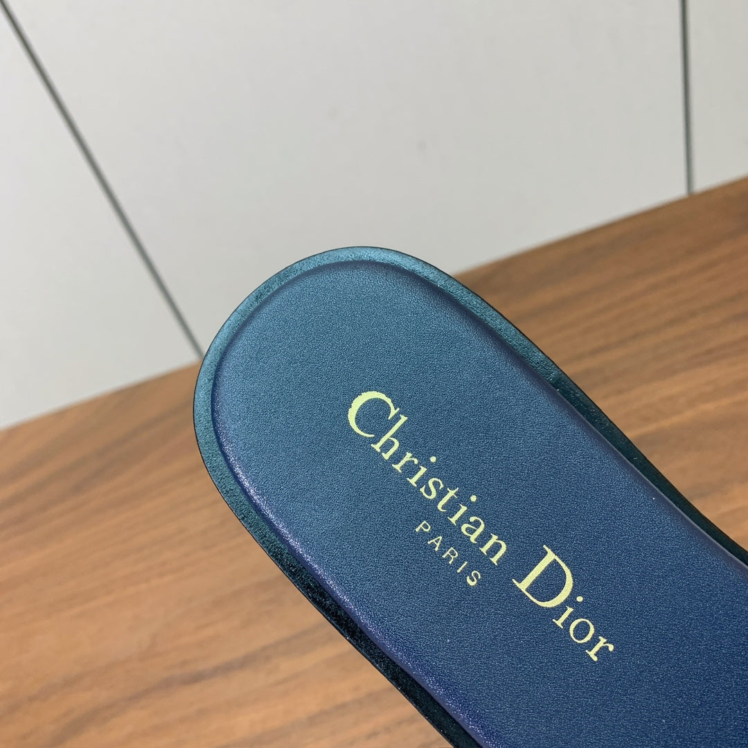 25S DWAY SLIDE IN DEEP NAVY BLUE CALFSKIN mysite