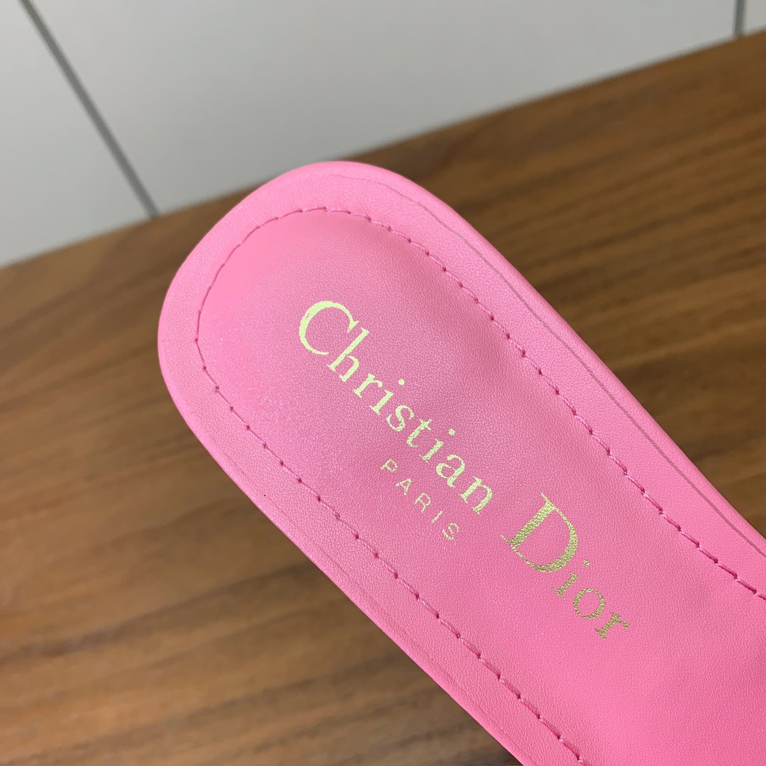 DIOR 25S HIGH-HEEL SANDALS 40 MM IN PINK CALFSKIN mysite