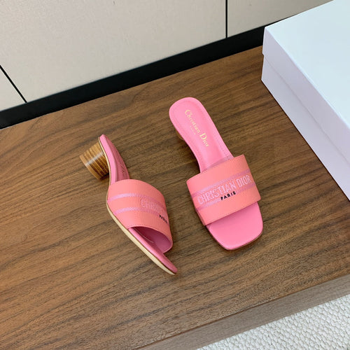 DIOR 25S HIGH-HEEL SANDALS 40 MM IN PINK CALFSKIN mysite