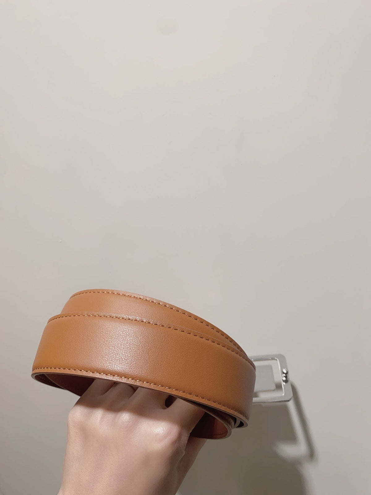 YSL 25S BELT 30 MM IN BROWN CALFSKIN 520625 mysite