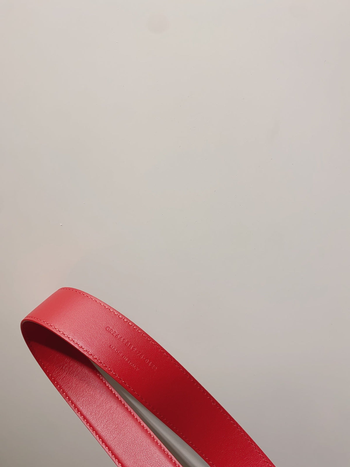 YSL 25S BELT 30 MM IN RED CALFSKIN 520628 mysite
