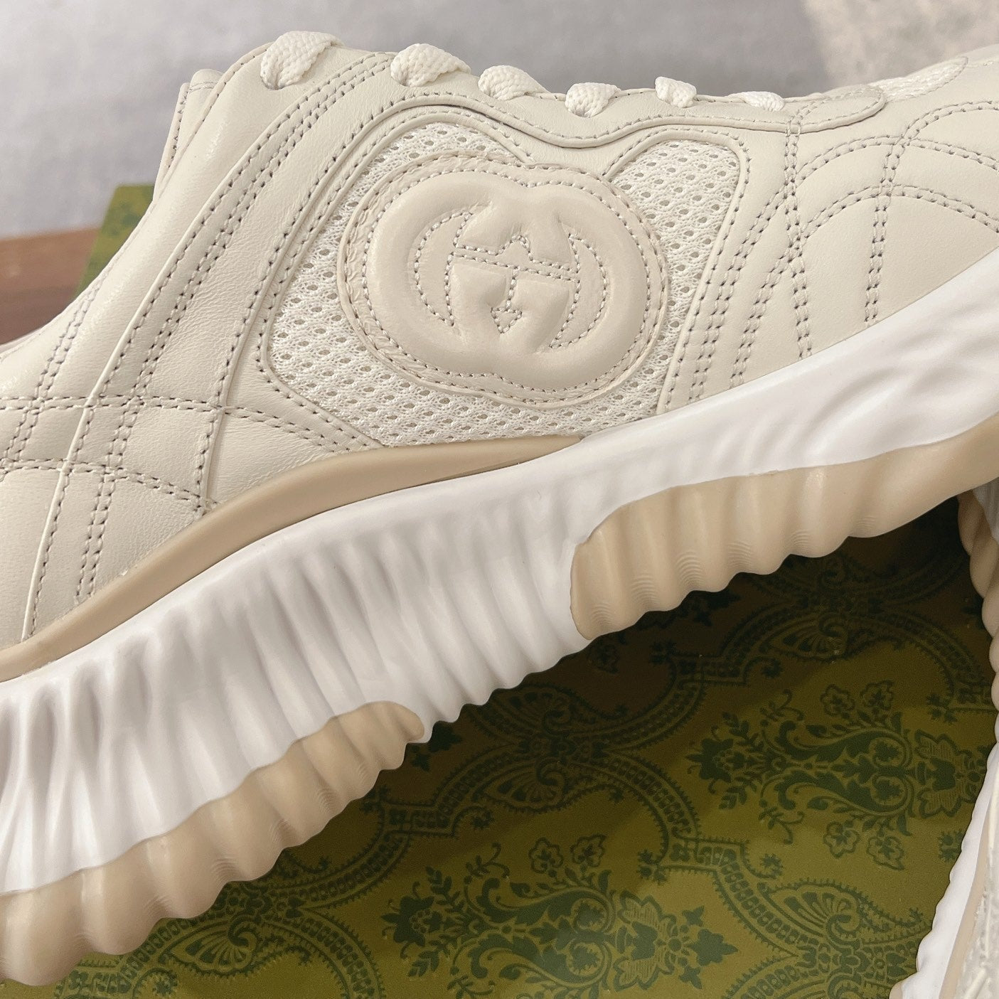 GG RIPPLE SNEAKER  cream mysite