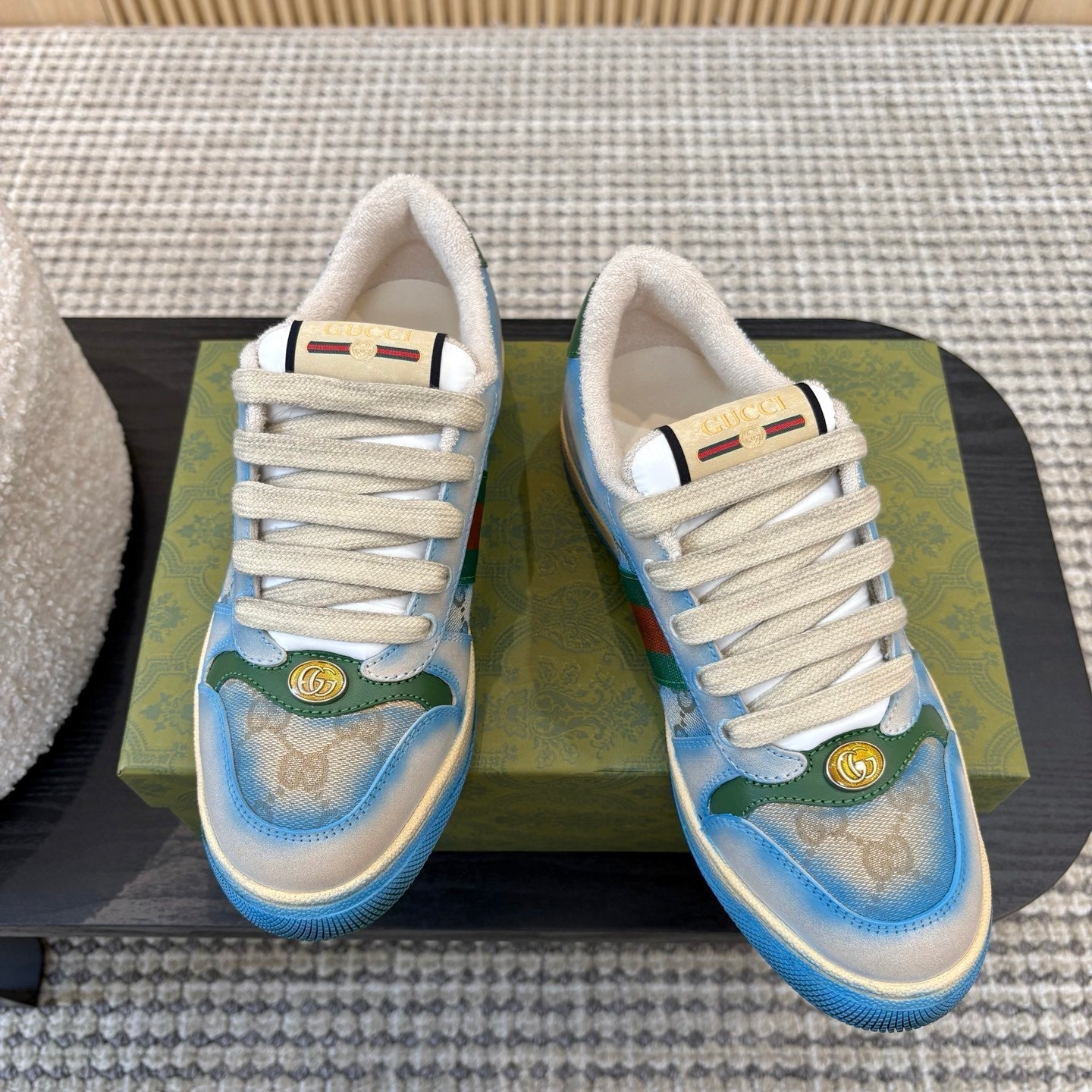 26S SNEAKERS IN BLUE GRADIENT CANVAS mysite