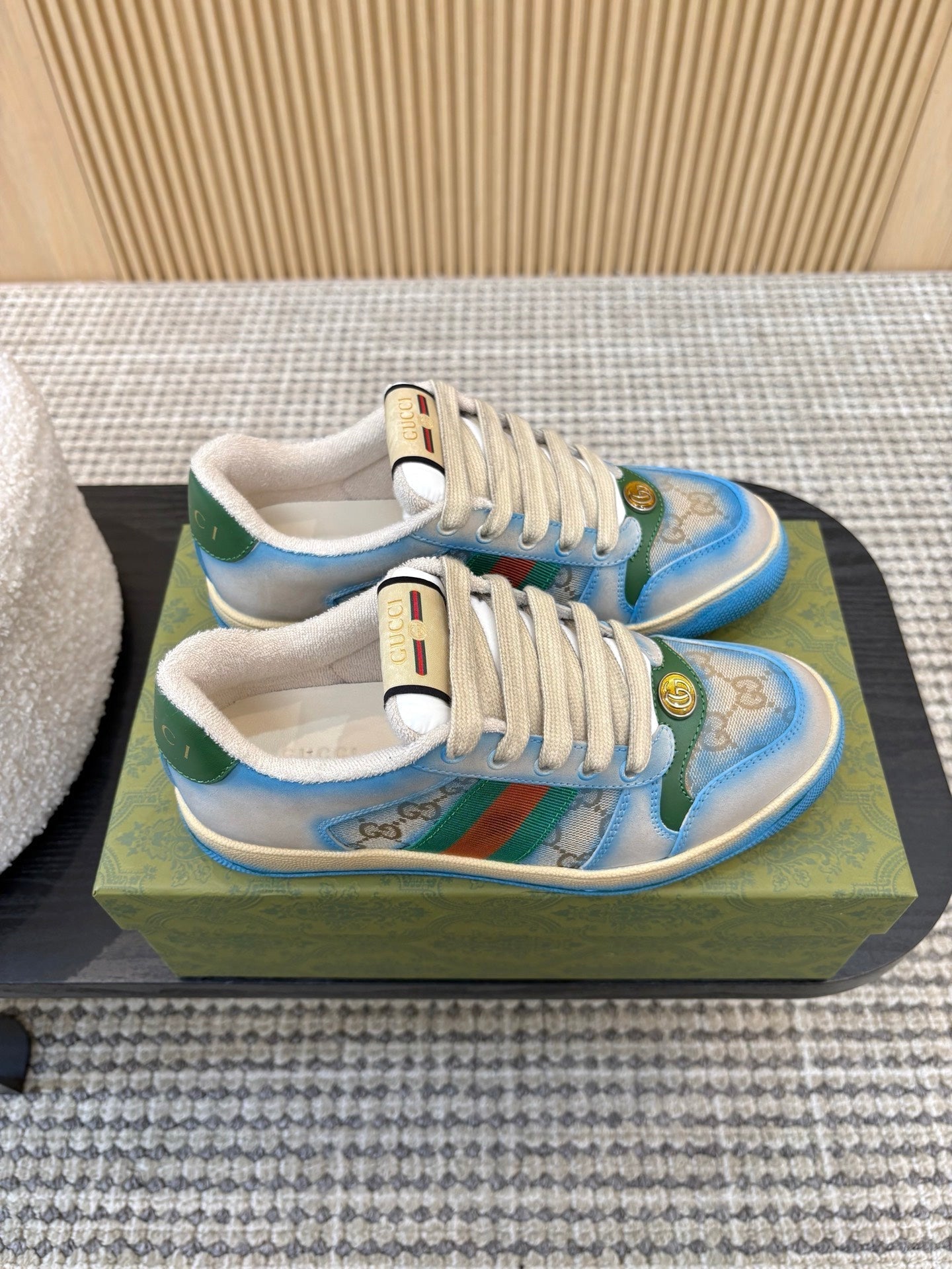 26S SNEAKERS IN BLUE GRADIENT CANVAS mysite