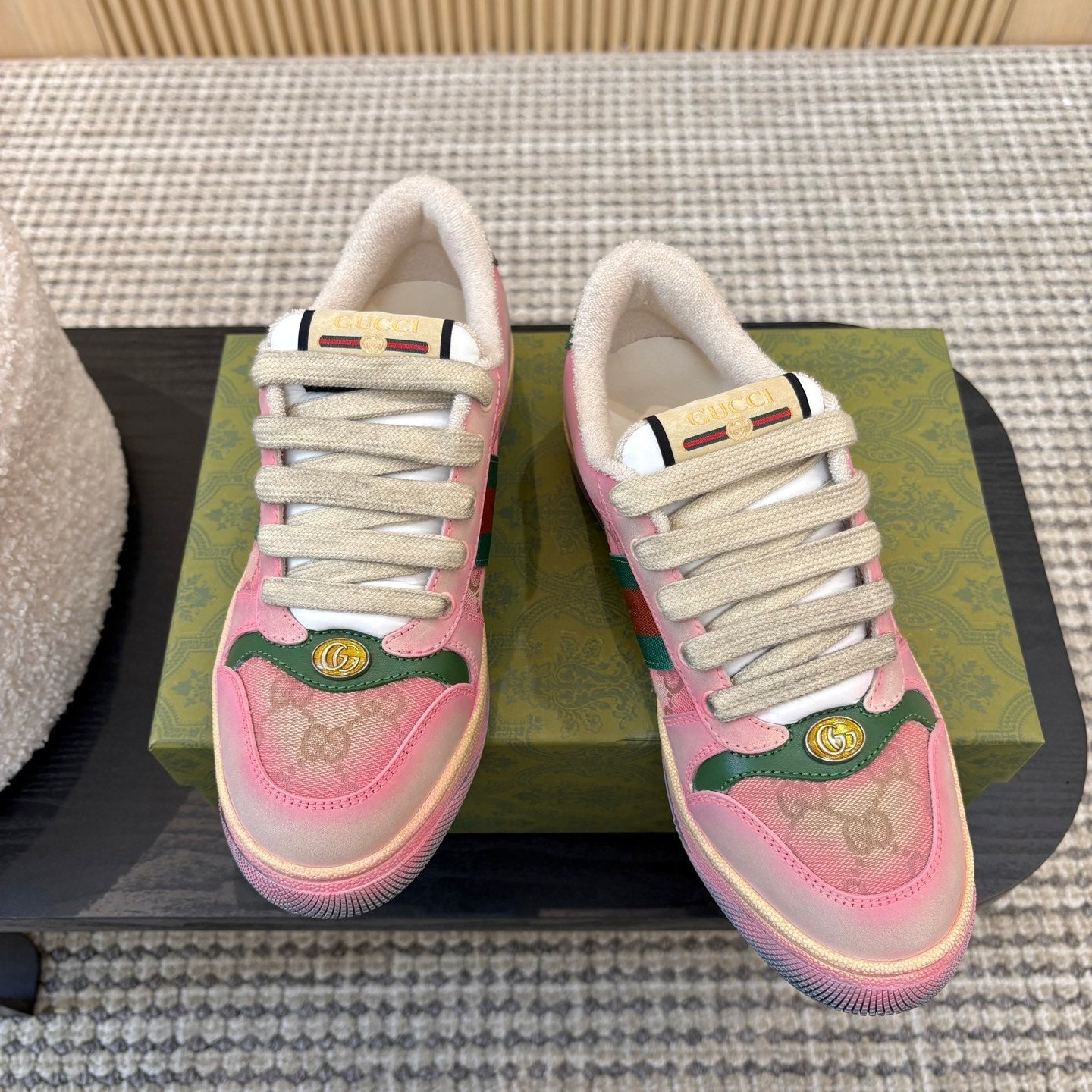 26S SNEAKERS IN PINK GRADIENT CANVAS mysite