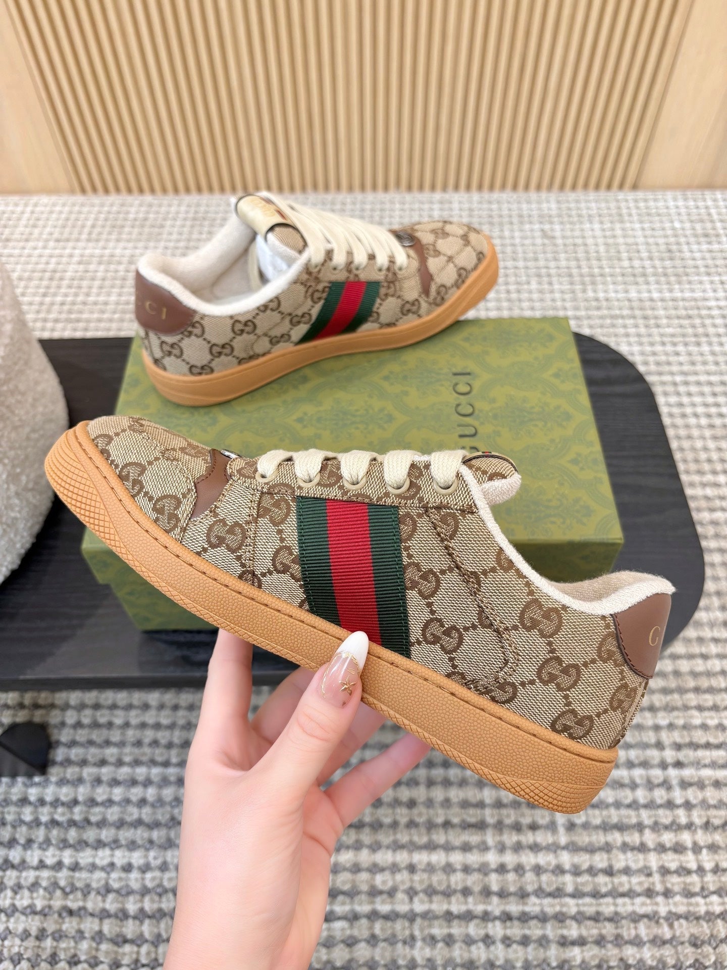 26S SNEAKERS IN BROWN GG CANVAS mysite