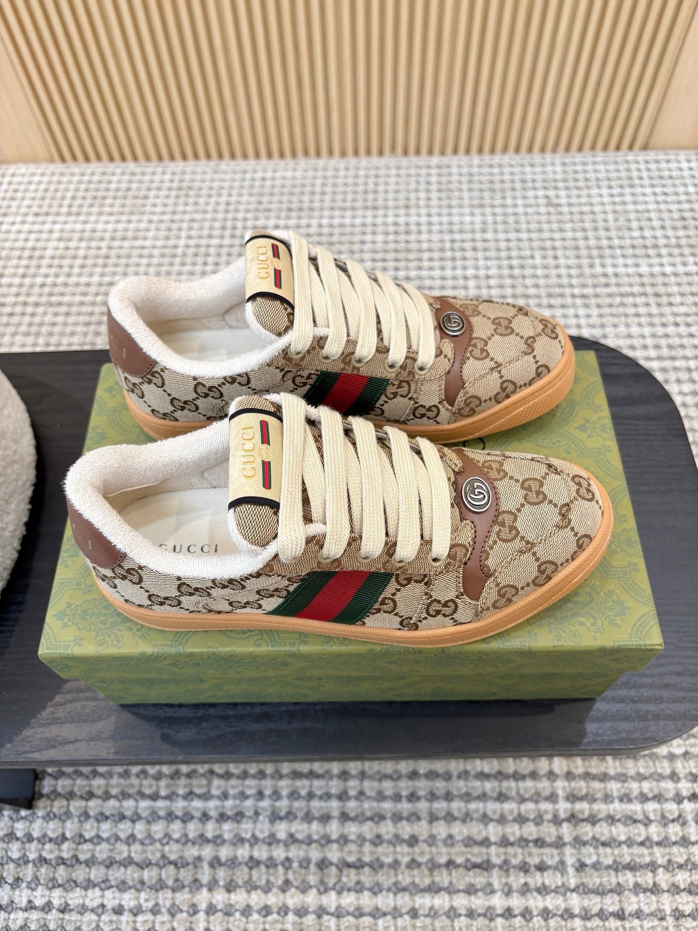26S SNEAKERS IN BROWN GG CANVAS mysite