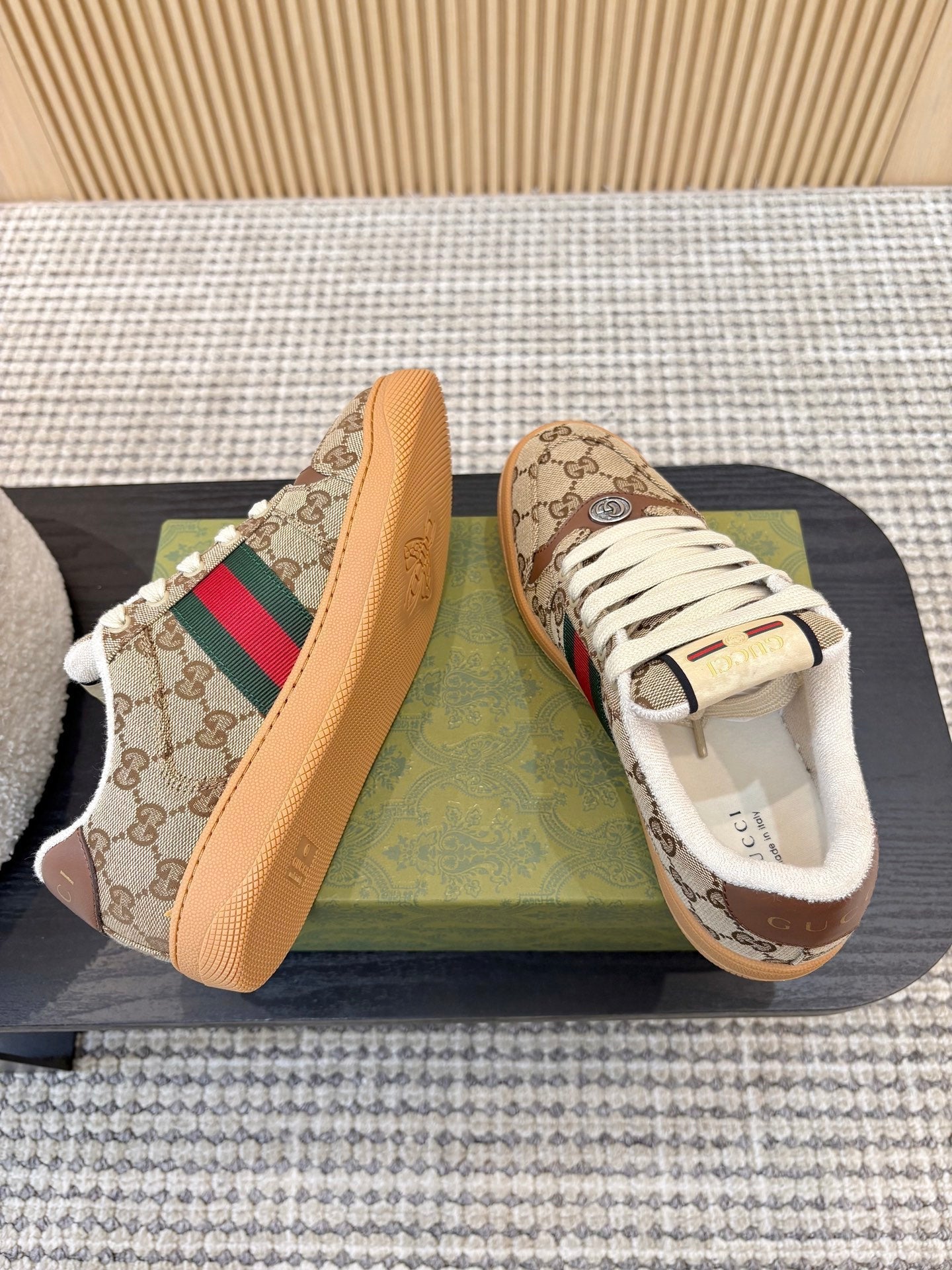 26S SNEAKERS IN BROWN GG CANVAS mysite