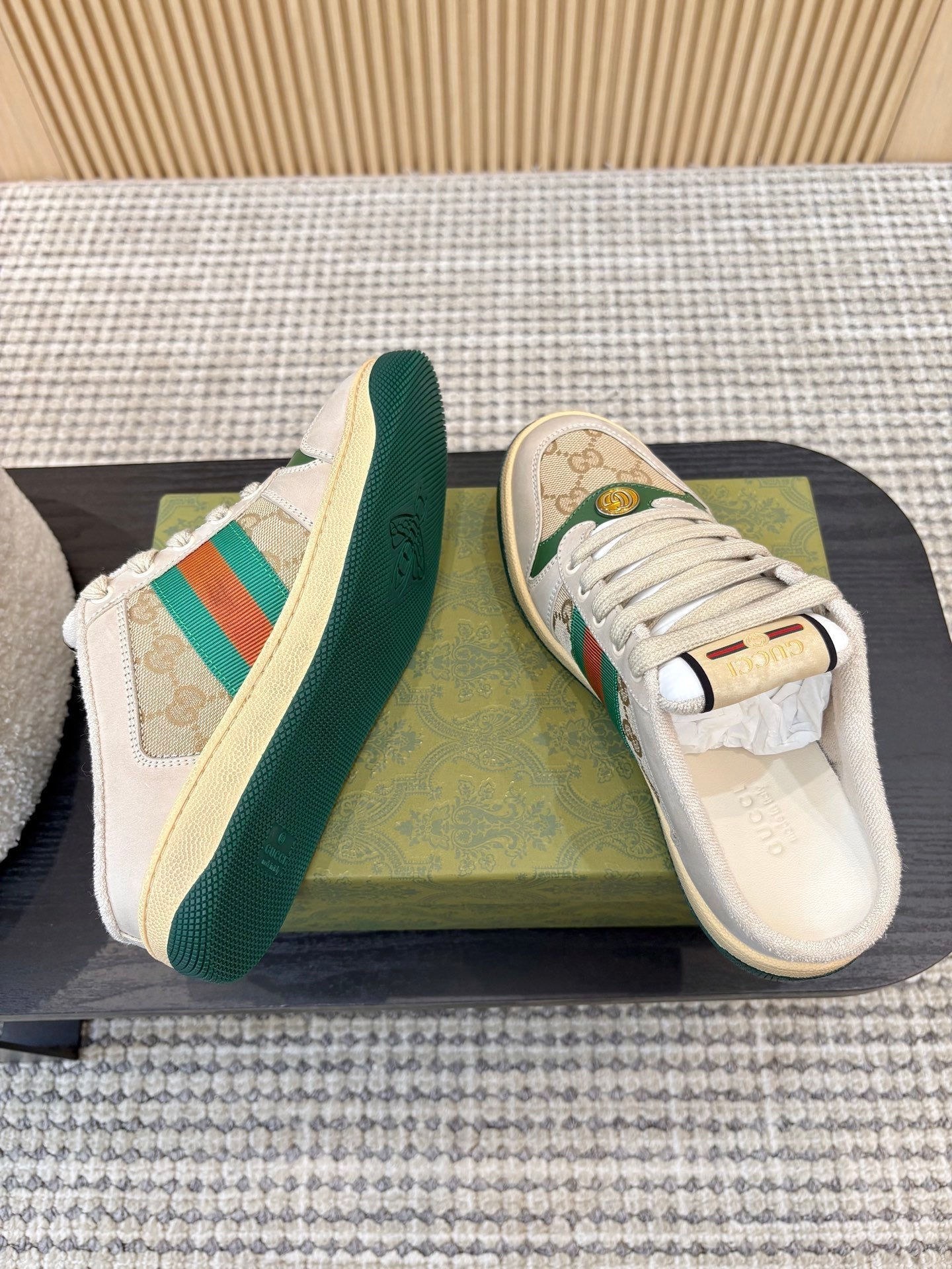 26S BACKLESS SNEAKERS IN BEIGE CANVAS AND LEATHER mysite