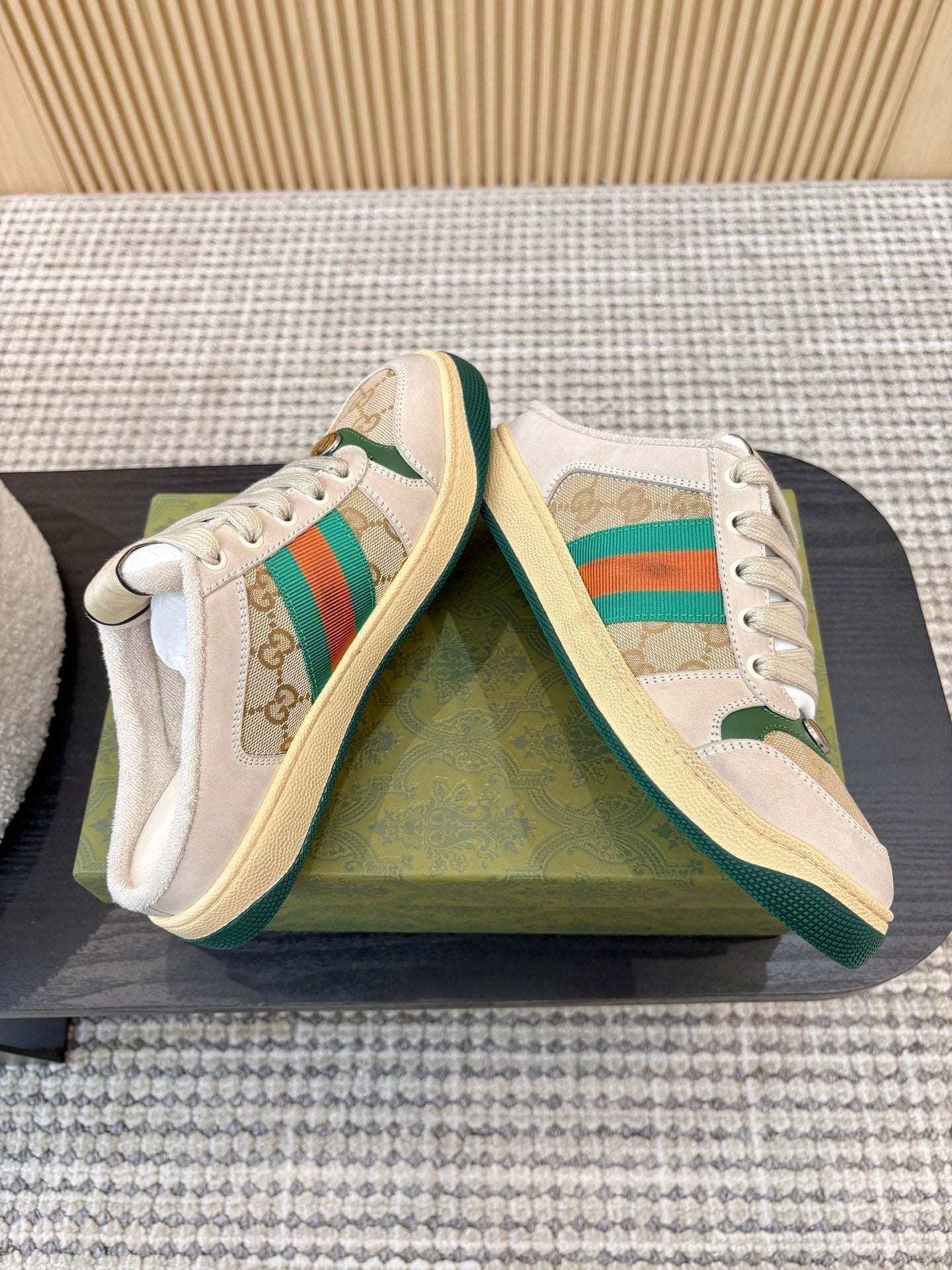 26S BACKLESS SNEAKERS IN BEIGE CANVAS AND LEATHER mysite