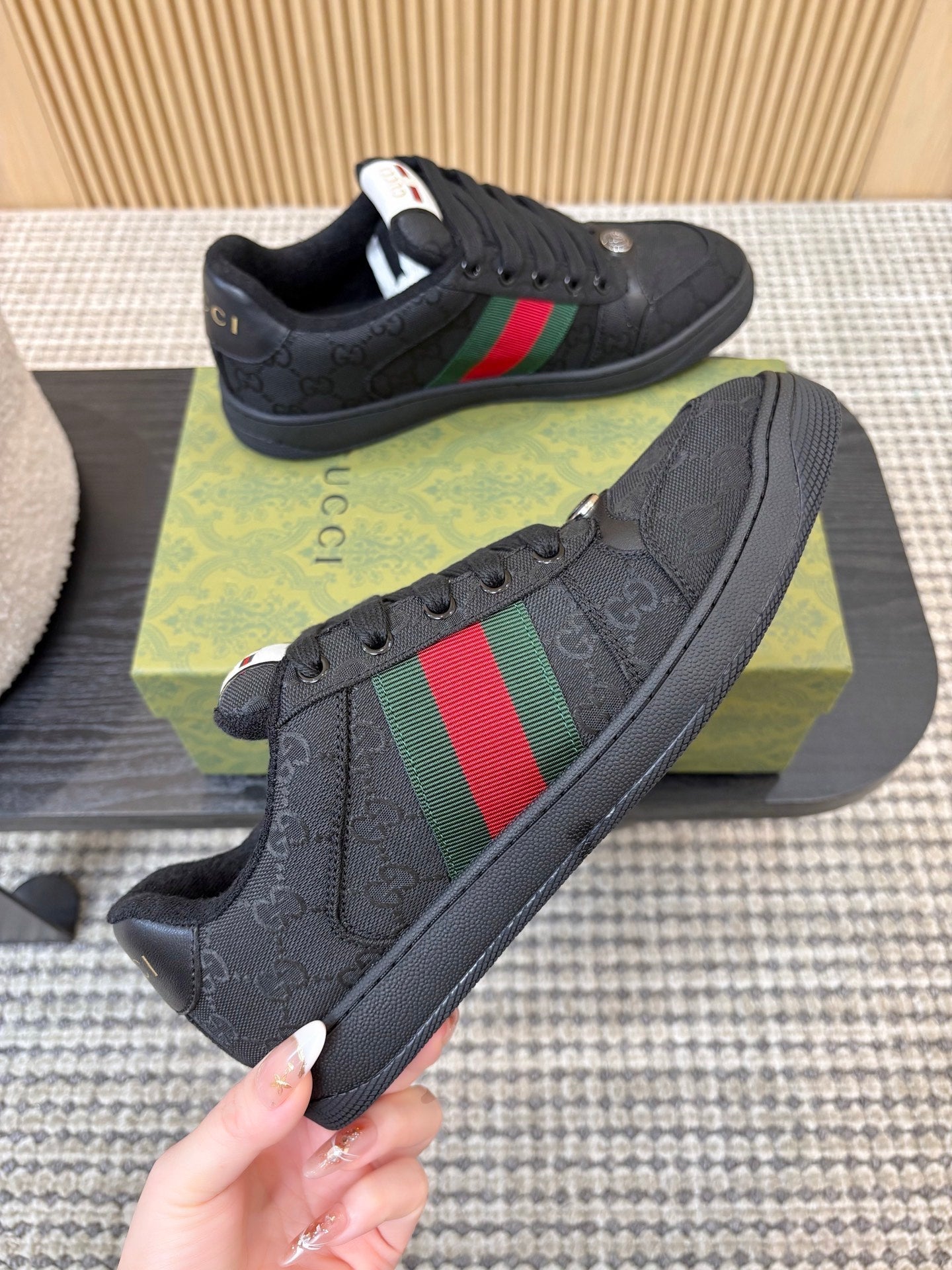 26S SNEAKERS IN BLACK GG CANVAS mysite