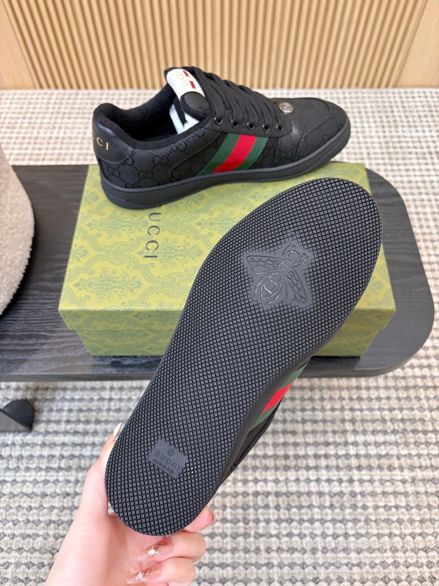 26S SNEAKERS IN BLACK GG CANVAS mysite