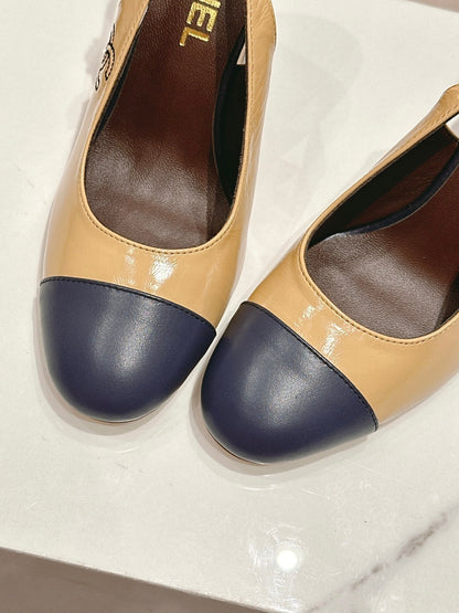 HIGH SLINGBACKS PEANUT BROWN MIX BLACK SHEEPSKIN mysite