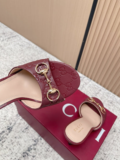 26S HIGH-HEEL SANDALS 85 MM IN DARK RED CALFSKIN mysite