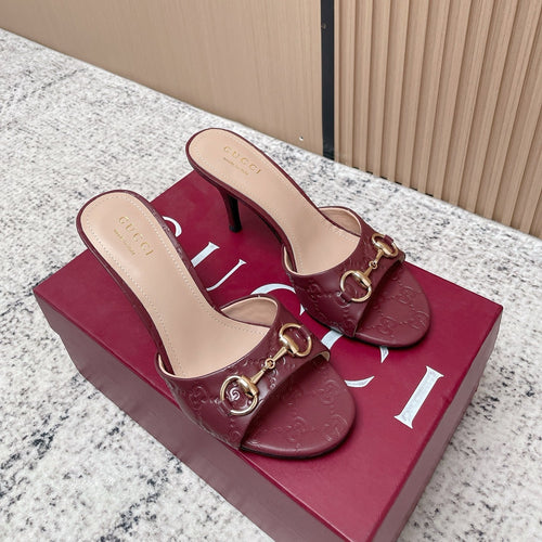 26S HIGH-HEEL SANDALS 85 MM IN DARK RED CALFSKIN mysite