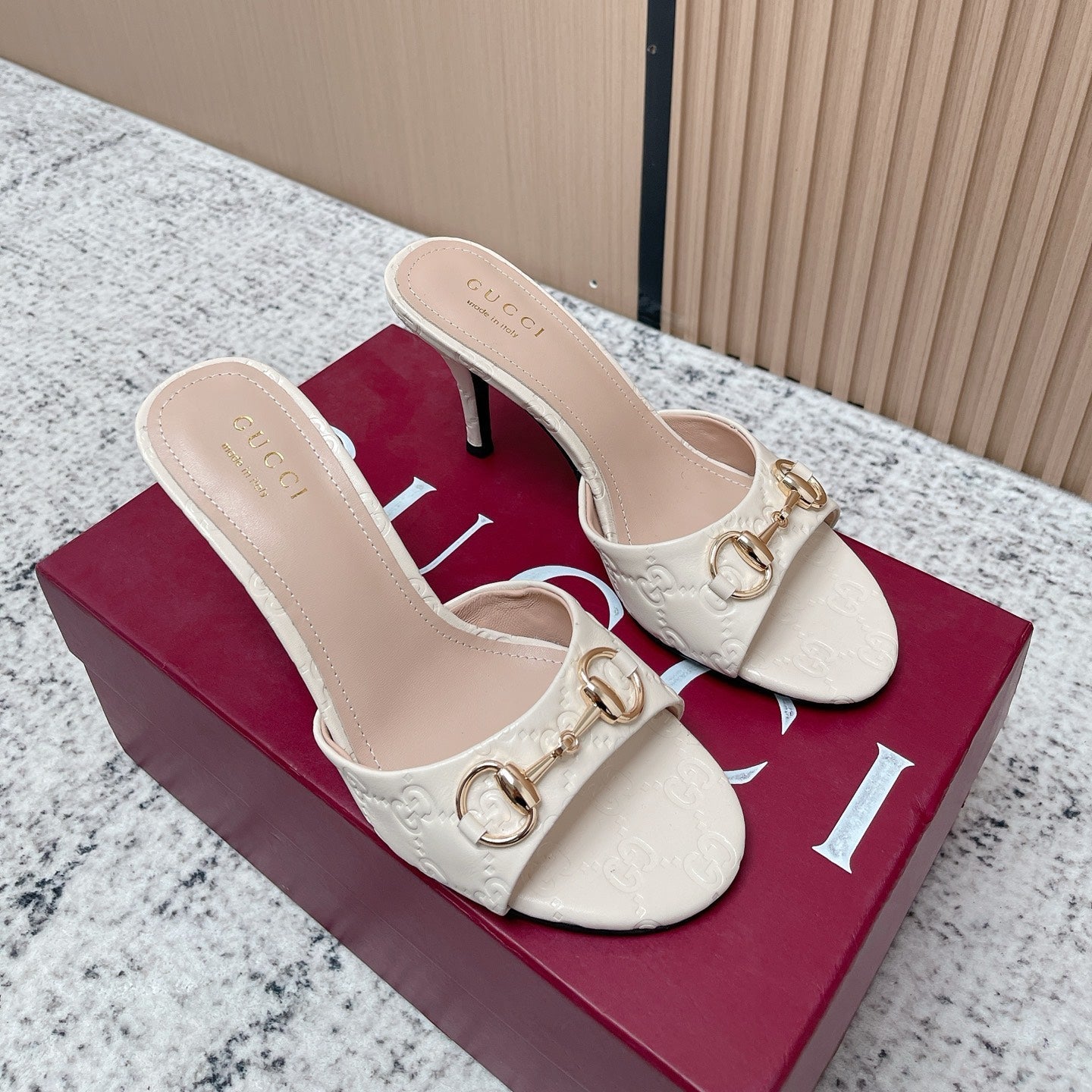 26S HIGH-HEEL SANDALS 85 MM IN CREAM WHITE CALFSKIN mysite
