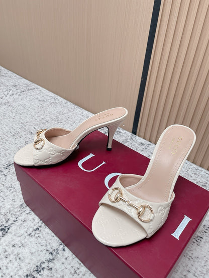 26S HIGH-HEEL SANDALS 85 MM IN CREAM WHITE CALFSKIN mysite